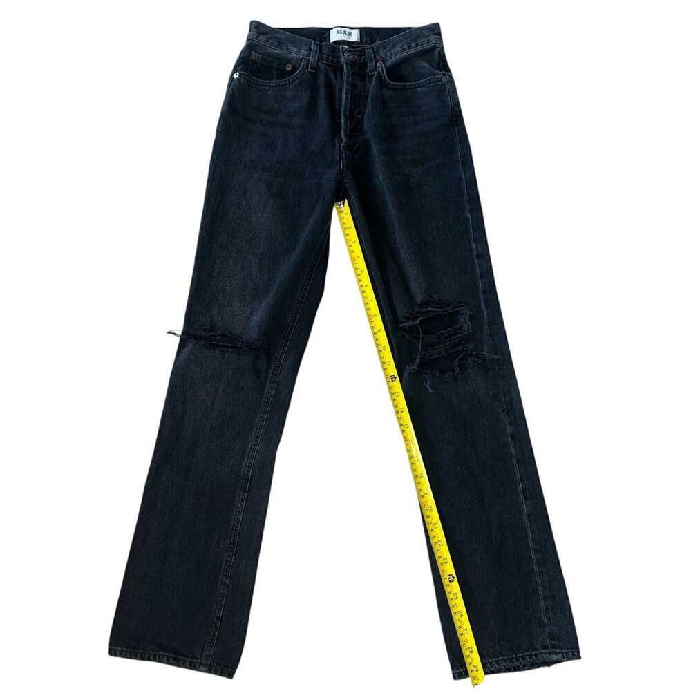 AGOLDE Lana Straight Jeans Disorder Wash Size 24 - Picture 3 of 6